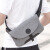 袋鼠男士单肩包斜挎包潮牌时尚邮差包手拿包可拆卸侧背腰包一件 黑色