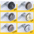 米茨 银色密码锁抽屉锁储物柜锁1个  30MM适用15-25MM板 锌合金材质FQJ33