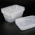 海斯迪克 HK-5006 一次性打包盒 外卖饭盒长方形透明塑料餐盒 透明500ML加厚*20套