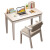 自然元素 实木书桌中式家用学习桌书房简易办公桌卧室高中小学生写字桌子 胡桃色-单桌【100*55*75CM】