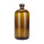波士顿棕色小口密封玻璃瓶避光化学试剂瓶茶色分装小瓶带盖密封罐 50克茶色膏霜瓶