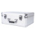 采易乐 铝合金手提箱 工具箱精密设备仪器箱带锁存储箱文件收纳箱 大号空箱（42*32*18cm）15122