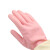 赫思迪格 胶皮清洁手套 乳胶橡胶耐用耐磨光里手套双色  38cm本色M码5双 