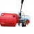动力红色启动单12V24V堆高车叉车双作用站油缸液压油泵电机 12V/24V单向电磁下降