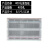 橙央400孔面包板线MB-102 SYB-500电路板洞洞板实验板可组合拼接830 优质透明400孔面包板