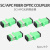 定制广电级光纤法兰盘FC-APC光纤耦合器连接器适配器FC方型视频CA SC/APC单工法兰(5个装) 广电级