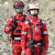 新式森林消防服套装应急抢险救援服作训服耐磨工作服套装男 红色上衣裤子 XS16090100斤