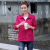 杭尊24年春秋新款短款夹克防风遮肚子短外套女装冬季衫户外风衣 0699#紫红色加绒款 XL（90105斤内）