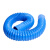 川工聚惠 工业蓝色PVC橡胶伸缩通风管 φ63（1米）