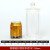 玻璃标本瓶高硼硅样品展示瓶广口磨砂实验室动植物加厚病理标本缸 75*150mm【约560ml】闽玻