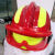 承琉定制消防头盔加厚F2抢险地震救援防砸应急防火安全帽韩欧式红蓝色 头盔ABS灯架护目镜手电