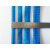 网状防碰螺纹保护套工零件仪器网套螺栓塑料护套网袋轴类防护网套 平铺40mm蓝色（适合直径40-70毫 米）