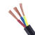 佳雁电线电缆RVV 3*0.75平方国标阻燃电源线 3芯多股铜丝软护套线 1米