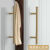 鹿凌青黄铜柜门现代小美式铜实心全铜北欧风 6190-单孔