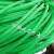 聚氨酯绿色粗面圆形带粘接PU实芯传动带工业皮带2/3/4/5/6/7/8/10 绿色粗面2mm