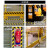 橙央  766黑黄警示胶带 斑马胶带 划线胶带 5S管理车间划线危险标 12mm*33m 单卷装