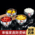 京乐亲子碗家用304食品级不锈钢碗宝宝专用防摔防烫卡通图案饭碗 空白碗-12cm