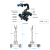 开源智能搬运机器人 STM32可编程机械臂循迹避障小车底盘比赛 初级版+同步示教器 (手机手柄控制+示教器控制) STM32控制器版本 x 散件(需用户组装)