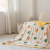 浪莎（LangSha）A类纯棉沙发盖毯 幼儿园儿童午睡毯子夏季单人空调沙发毯毛毯盖毯 lucky 萌狮-盖毯 80*110cm