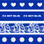 现货DIY手账贴纸日本和纸胶带ins风克莱因蓝心形红蓝紫手账胶带 西部世界12mm*5m（4卷）