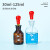 比克曼生物（BKMAM）玻璃滴瓶胶头试剂瓶滴定瓶耐高温棕色带刻度分装瓶 【棕色】125mL 1个
