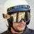 复古越野哈雷摩托车眼镜滑雪shoei头盔护目风镜BARSTOW -10 ARNO电镀银