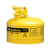 艾捷盾JUSTRITE自动闭合腐蚀性液体罐2.5GAL易燃液体金属安全罐7125200 7125200
