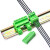 导轨式接线端子插拔式公母免焊对接2EDG-UKR-5.08 机箱固定轨道式 20P整套【1只】