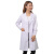 哲卜白大褂服长袖短袖女大学生化学实验冬夏季实验室工作服 男短袖 XL