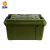 灵兵 收纳箱家用衣服玩具储物盒带盖杂物置物箱绿色55L