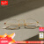 雷朋（RayBan）【成毅同款】光学镜架钛材圆形复古眼镜轻质近视镜框0RX8247V 1225金色镜框 尺寸50