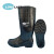 朗莱斯特高筒雨鞋劳保PVC耐酸碱防护靴温氏养殖场防滑水鞋 黑色 43 