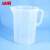 冰禹 实验室塑料刻度杯 塑料烧杯 实验室器皿 塑料量杯 5000mL yt-292
