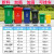 垃圾桶大号商用带盖户外分类桶加厚环卫物业240L大型垃圾箱可挂车 30升加厚红色有害垃圾