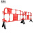 安晟达 塑料护栏 铁马胶马护栏 停车场公路隔离护栏 加厚防撞市政交通施工移动吹塑围栏 红白色（1.6m*1m）