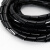 海斯迪克 HKW-303 缠绕管 电线线束保护带 绕线管 PE塑料保护套 包线管绕线套管 8MM（黑色）12米