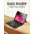 iPad蓝牙键盘7.9吋mini5一体触控板A2133保护套A2125适用苹果款A平板A2126电脑 雅黑+收纳绒布袋 iPad mini5(7.9英寸)