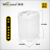 威佳（Wellguard）10L废液收集桶 耐酸碱耐腐蚀实验室废液桶 白色WGWA010
