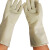 得豫工品 酸碱乳胶工业抗腐蚀防化手套 一双价 40cm*白色A型中厚 