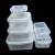 密封罐圆形塑料透明级PP加厚长方形保鲜盒杂粮杂粮收纳盒坚果 Z05正方形3升21X21X10