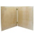 金树叶 作业图板可折叠 展开40*60cm（空心）折叠图板地形学绘图板木质画板 A