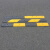 减速带橡胶减速带微型减速带车位分割线道路自行车减速板2公分 斜纹微型1000*100*20mm