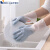 pvc橡胶手套家用防水洗衣胶皮干活劳保清洁家务洗碗手套厨房 双色蓝 M码