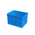 周转箱带盖 周转箱长方形塑料箱加厚工业带盖储物收纳筐大号物料箱子物流胶箱MYFS 周转箱+盖子蓝色(有盖) 575210箱：640*420*220