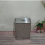 定制适用台面嵌入式不锈钢垃圾桶方形盖子家用厨房圆形摇盖洗手间隐藏翻盖 D-227带标款