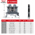 德力西阻燃UK-2.5/3/5/6/10接线端子排UKK5双层端子菲尼克斯 UK6N