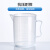 塑料烧杯量杯带刻度500毫升专用大容量烘焙量筒1000毫升小计量杯 有柄带刻度 250ml 1个
