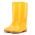 米可杉 滑耐油养殖场水鞋 黄色3517中筒黄色 不加棉39码中筒