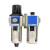 气源处理器油水分离过滤器二联件GFC200-08 300-10 400-15 GFC20006配6MM接头 默认