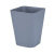 创意分类素色无盖垃圾桶家用客厅卧室卫生间厨房大小号垃圾筒纸篓 灰色 小号